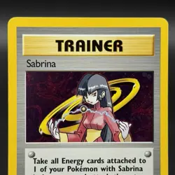 Pokemon TCG Sabrina Trainer Gym Challenge Holo 20/132 Unlimited LP - Image 2
