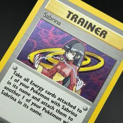 Pokemon TCG Sabrina Trainer Gym Challenge Holo 20/132 Unlimited LP - Image 4