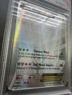 PSA 1 Dialga EX 122/119 XY Phantom Forces Full Art Secret Rare Pokemon - Image 3