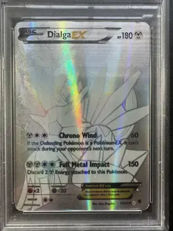 PSA 1 Dialga EX 122/119 XY Phantom Forces Full Art Secret Rare Pokemon - Image 4