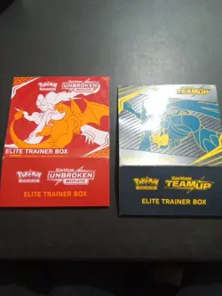 Lot Of 2 Empty Boxes Of Pokemon See Pics - Image 1