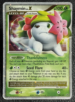 Shaymin Lv.X (Land Forme) 126/127 - Vintage Pokemon TCG: Platinum - MP/HP - Image 1