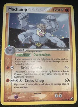 POKEMON: Machamp - 11/108 - HOLO EX POWER KEEPERS - Image 1