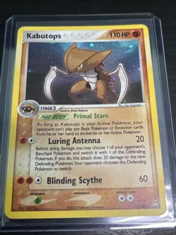 English Pokemon Holo Kabutops - 10/108 - Holo Rare EX Power Keepers - Image 1