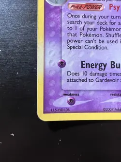 Pokemon TCG Gardevoir EX Power Keepers 9/108 Regular Holo Rare - Image 4