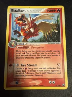 Blaziken Holo 5/108 - EX Power Keepers Pokemon - Image 1