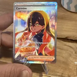 Carmine 217/167 - Pokemon Twilight Masquerade Special Illustration Rare SIR NM - Image 1