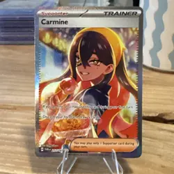Carmine 217/167 - Pokemon Twilight Masquerade Special Illustration Rare SIR NM - Image 2