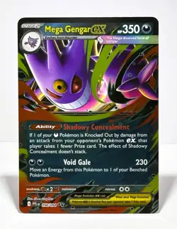 MEGA GENGAR EX POKEMON TCG PHANTASMAL FLAMES DOUBLE RARE 056/194 ENG NM/M - Image 2