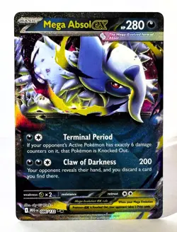 Mega Absol ex Mega Evolution Holo Pokemon TCG 086/132 ME01 Double Rare 086/132 - Image 4