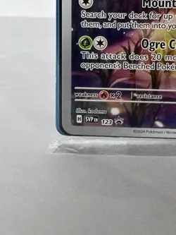 Pokemon TCG Sealed Holo Teal Mask Ogerpon #123 Promo Scarlet & Violet Promo NM - Image 5