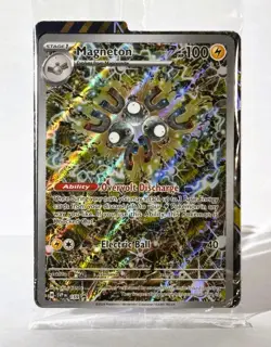 Pokemon Sealed Magneton SVP 159 Surging Sparks Full Art Holo Black Star Promo NM - Image 1