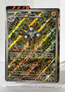 Pokemon Sealed Magneton SVP 159 Surging Sparks Full Art Holo Black Star Promo NM - Image 2