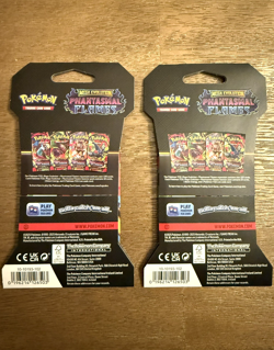 Lot of 2: Pokemon TCG Mega Evolution Phantasmal Flames Booster Pack Hanger - Image 2