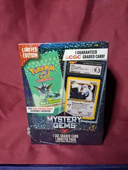 Walmart Limited Edition Mystery Gems Pokemon CGC Box New/Factory Sealed - Image 1