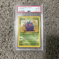 PSA 8 venonat jungle 1999 Pokemon - Image 1