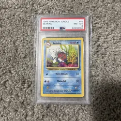 PSA 8 MINT 1999 Pokemon Jungle Set #46 Seaking !!! - Image 1