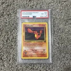 PSA 8 charmander rocket 2000 Pokemon - Image 1