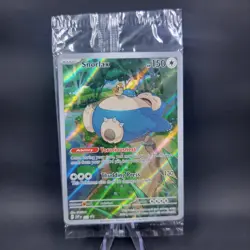 Pokemon TCG Snorlax Sealed Promo 051 Scarlet Violet 151 Black Star Holo NM - Image 1