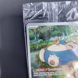 Pokemon TCG Snorlax Sealed Promo 051 Scarlet Violet 151 Black Star Holo NM - Image 4