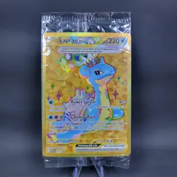 Pokemon TCG Lapras Ex 164 SV Black Star Promo Sealed Near Mint Holo - Image 1
