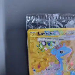 Pokemon TCG Lapras Ex 164 SV Black Star Promo Sealed Near Mint Holo - Image 4
