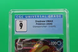 2020 Pokemon SWSH Champion's Path Drednaw VMAX Holo #015/073 CGC 9 - Image 2