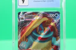 2020 Pokemon SWSH Champion's Path Drednaw VMAX Holo #015/073 CGC 9 - Image 3