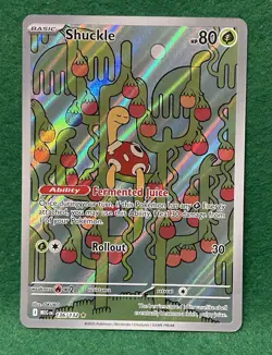 ⭐Shuckle 136/132 ⭐Mega Evolution Holo Full Art Pokemon TCG - Image 3