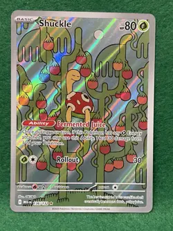 ⭐Shuckle 136/132 ⭐Mega Evolution Holo Full Art Pokemon TCG - Image 4