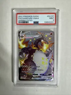 2021 Pokemon CHARIZARD VMAX Shining Fates PSA 9 - Image 1