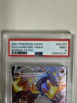 2021 Pokemon CHARIZARD VMAX Shining Fates PSA 9 - Image 2
