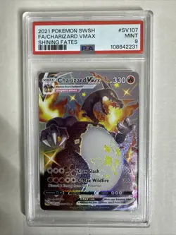 2021 Pokemon CHARIZARD VMAX Shining Fates PSA 9 - Image 3