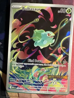 POKEMON TCG: NM Bulbasaur 133/132 (STAMPED)- Mega Evolution *FREE SHIPPING - Image 3