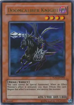 Yugioh! HP Doomcaliber Knight - TU01-EN001 - Ultra Rare - Unlimited Edition Heav - Image 1