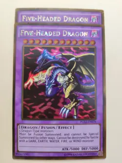 2x Five-Headed Dragon PGL2-EN078 Gold Rare 1st Edition LP - Image 1