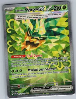 Teal Mask Ogerpon ex - 211/167 SIR SV06: Twilight Masquerade - Pokemon Card - NM - Image 1