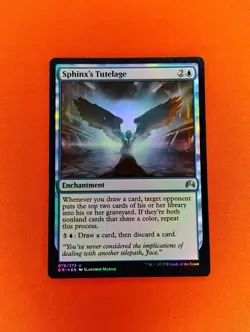 Sphinx's Tutelage - Foil - Heavy Play MTG Magic Origins - Image 1