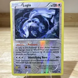 Pokemon Lugia Holo Fates Collide 78/124 2016 Card - Image 1