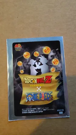 Dragon Ball One Piece Collaboration Card Son Goku Luffy 40Th Anniversary 🔥 Rare - Image 3
