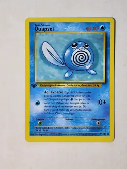Poliwag German 1st Ed. Pokemon Base Set Card #59 1999 EX Condition - Image 1