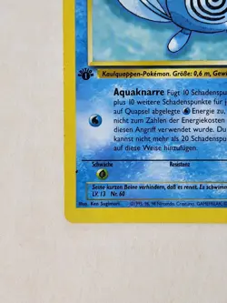 Poliwag German 1st Ed. Pokemon Base Set Card #59 1999 EX Condition - Image 3