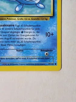 Poliwag German 1st Ed. Pokemon Base Set Card #59 1999 EX Condition - Image 4