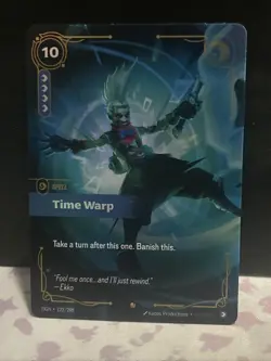 Time Warp Ekko Spell Card Riftbound OGN 122/298 Kudos Productions - Image 1