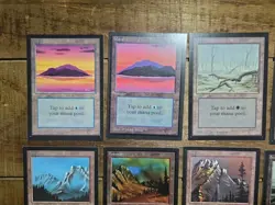 COLLECTORS' EDITION Lot 15 Cards Magic The Gathering MTG Vintage NM Crisp Land - Image 3