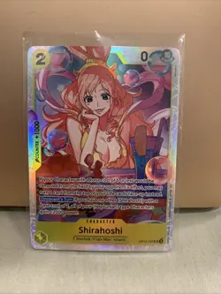 🔥MINT Shirahoshi OP12-102 SR ONE PIECE TCG Card Game NM YELLOW🔥 - Image 1