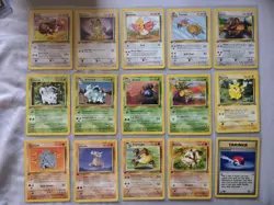 Pokemon Card Lot - Jungle 1st Edition (1999) - Commons & Uncommons - 15 Cards - Image 1