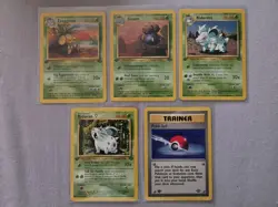 Pokemon Card Lot - Jungle 1st Edition (1999) - Commons & Uncommons - 15 Cards - Image 4