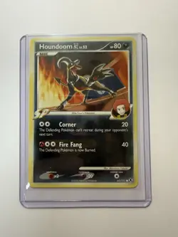 Pokemon TCG Card Houndoom Lv.52 Rising Rivals 65/111 2009 non holo - Image 4