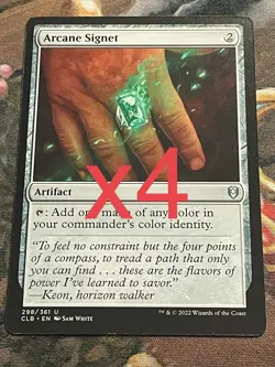 MTG - 4x Arcane Signet - Commander Legends Baldur’s Gate NM Playset - Image 1